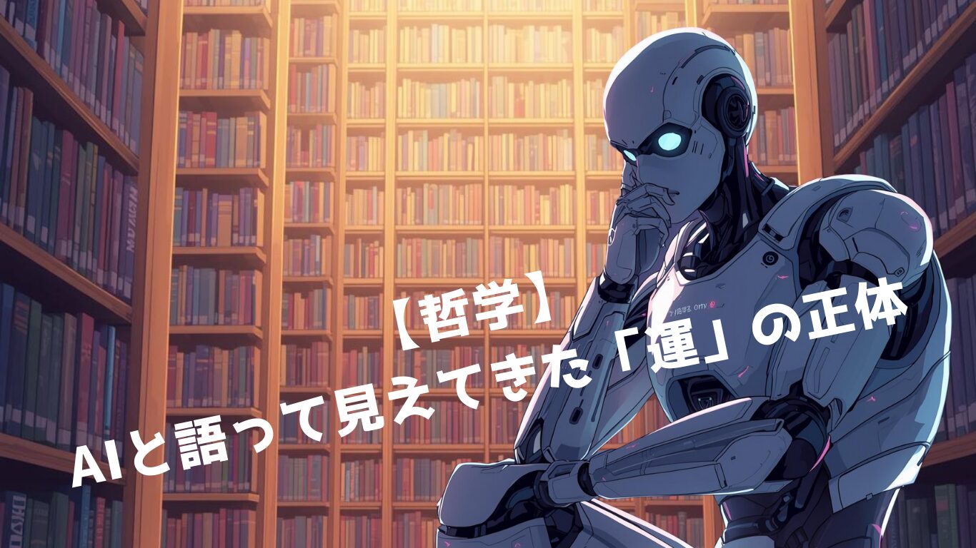 【哲学】AIと語って見えてきた「運」の正体