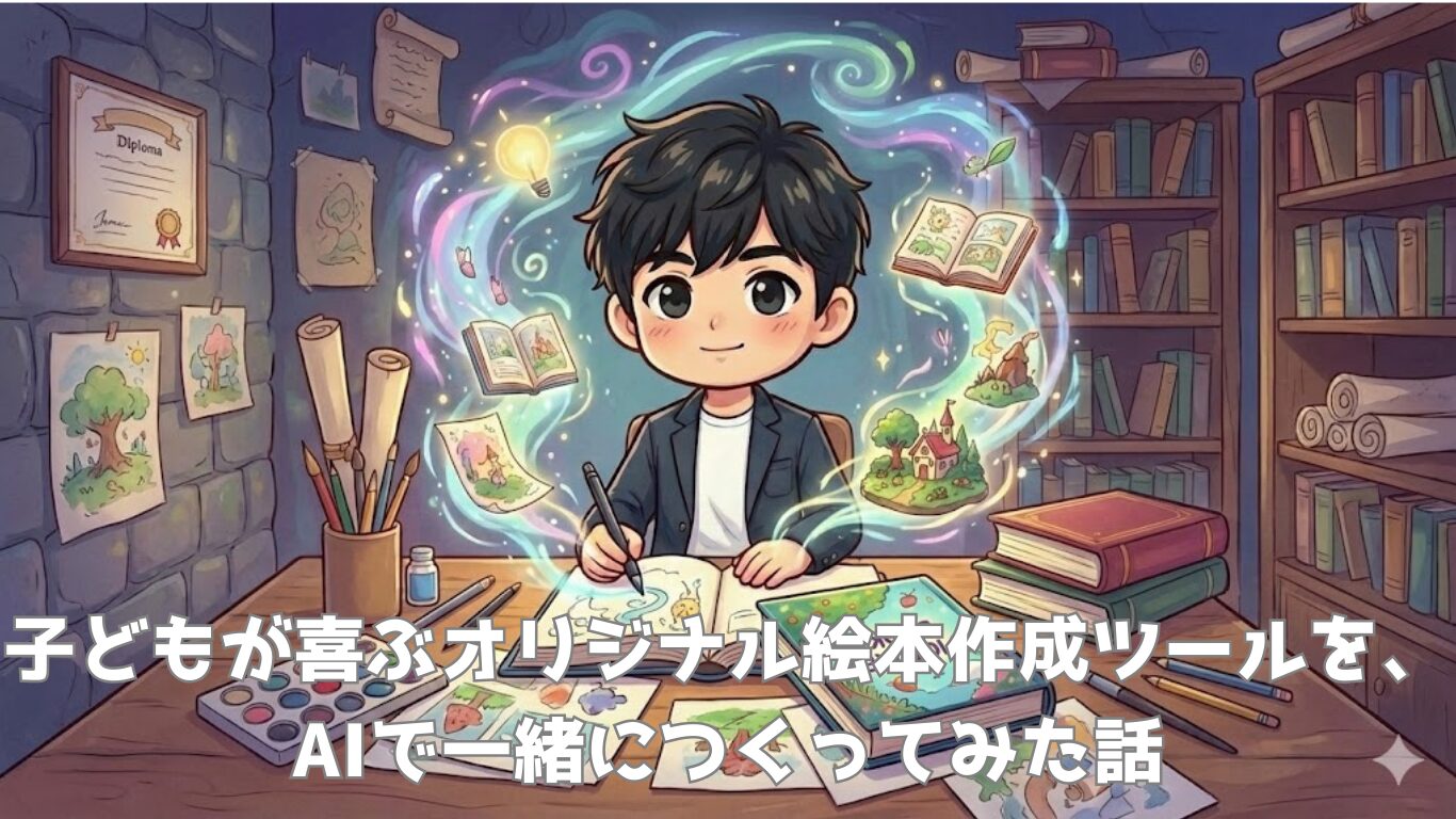 子どもが喜ぶオリジナル絵本作成ツールを、AIで一緒につくってみた話